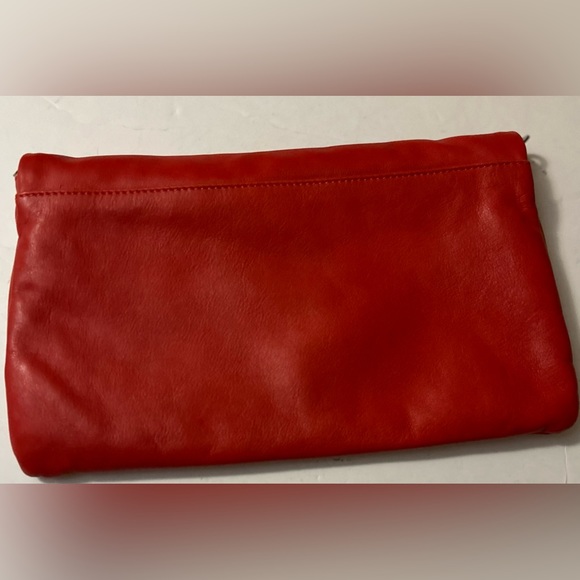 Gianni chiiarini red leather clutch - Picture 2 of 4
